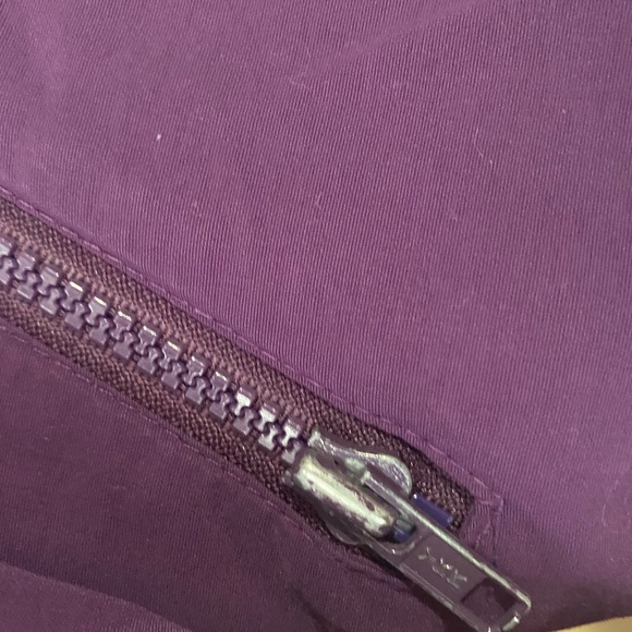 Lands End Womens Purple Nylon Navy Fleece Lined Lightweight Jacket. Sz -S - Picture 13 of 15